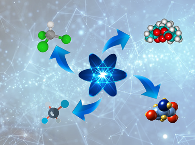 A representation of using quantum phenomena for the discovery of drug molecules. IMAGE: JUNDE LI