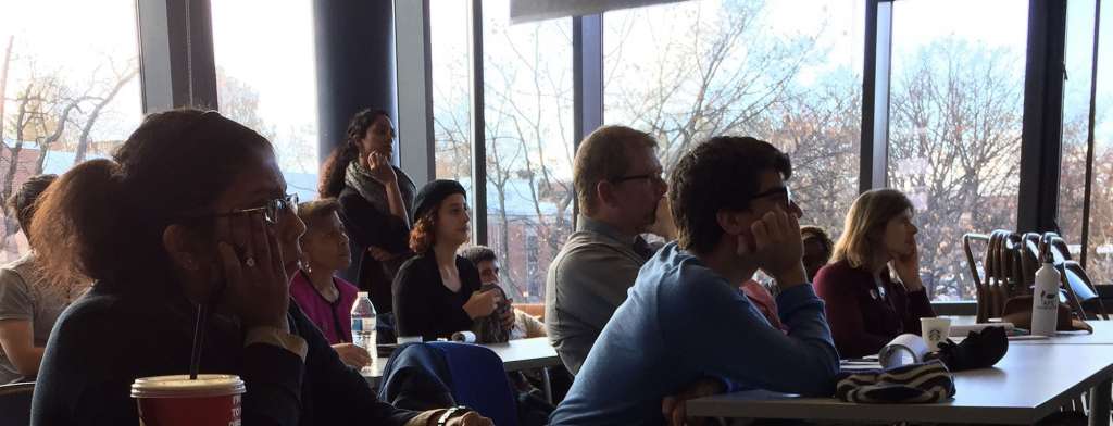 Audience during a seminar