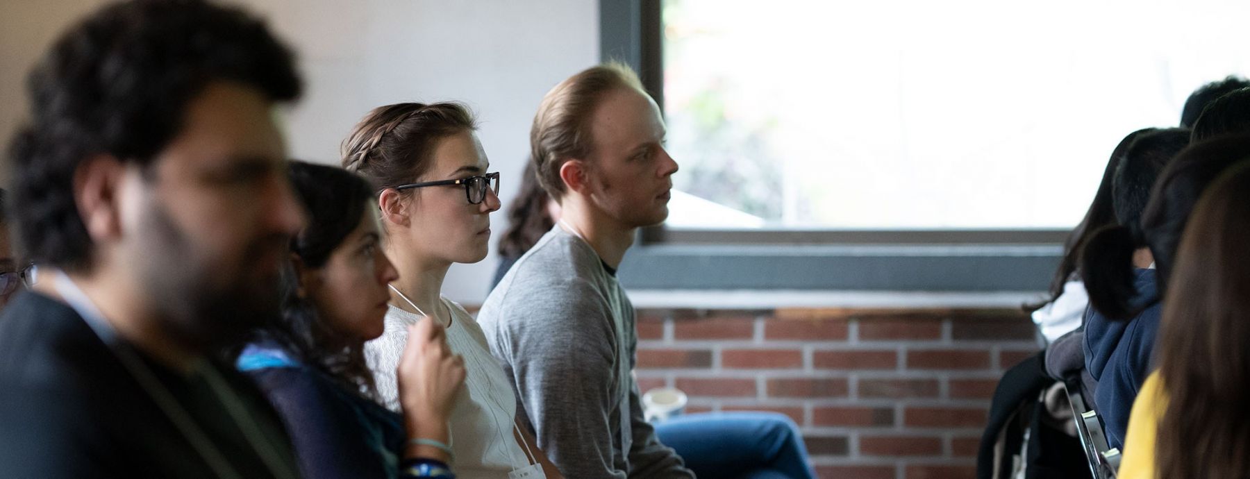 Graduate Students at an event