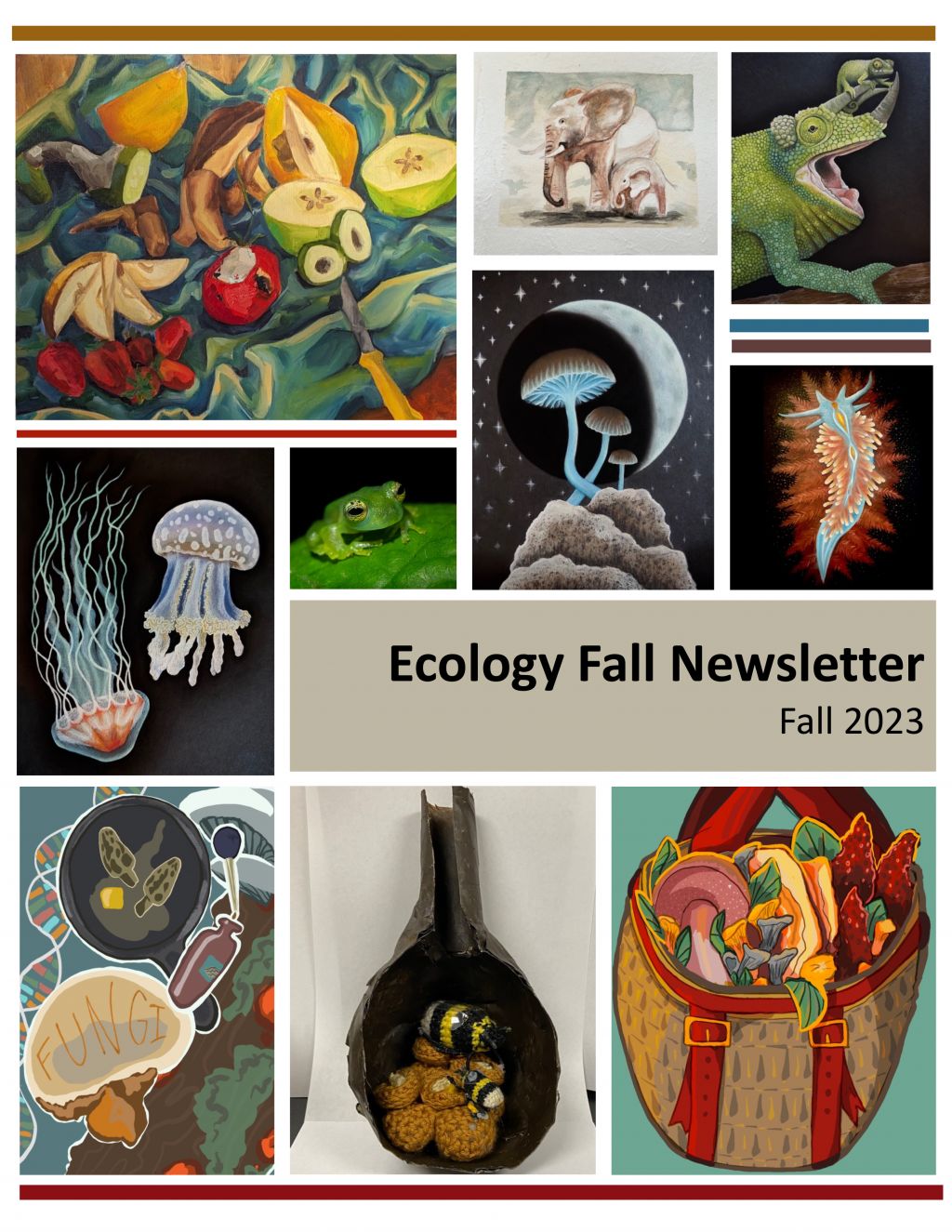 Ecology newsletter front page