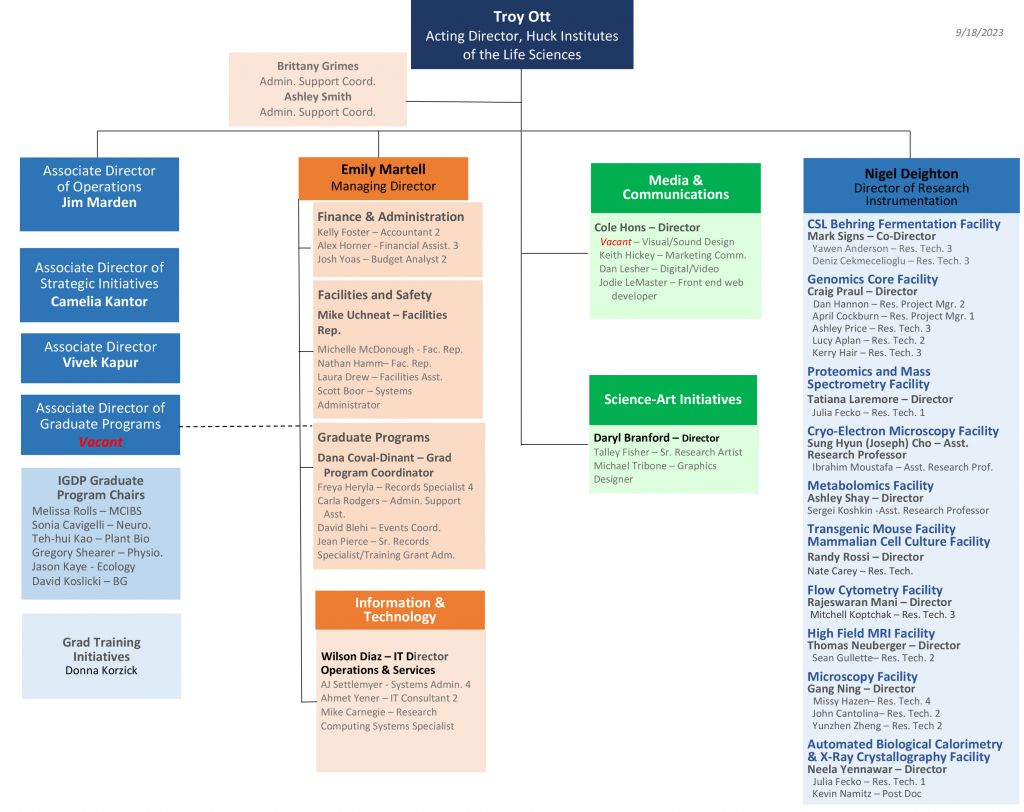Huck Org Chart