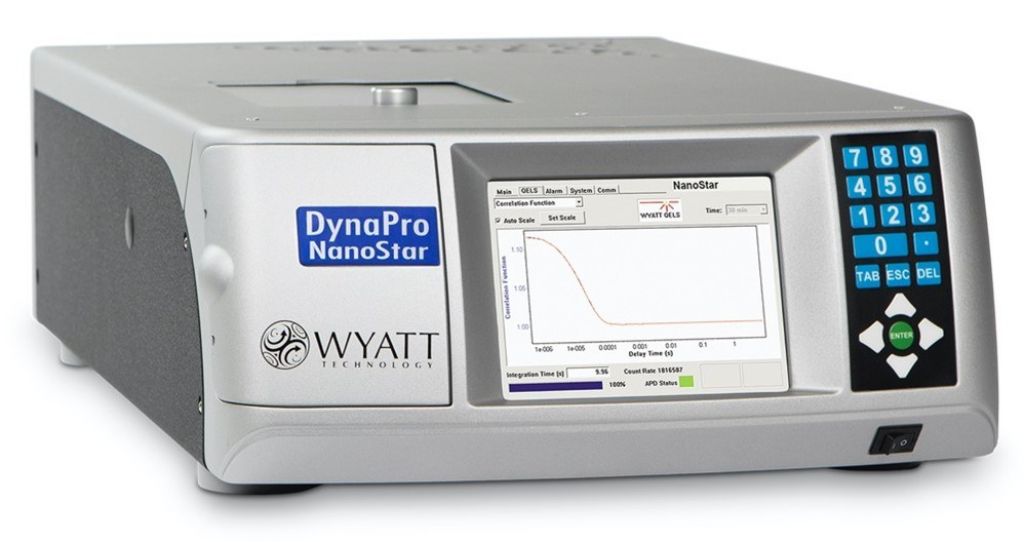 Wyatt DynaPro NanoStar Dynamic Light Scattering Instrument