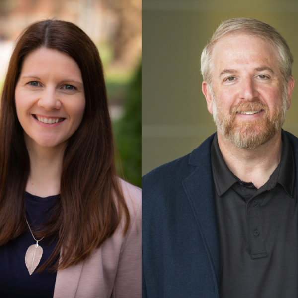 Jasna Kovac, left, and Seth Bordenstein, right, are the co-program directors and authors of the BIOMS grant. Credit: Huck Institutes for the Life Sciences and Eberly College of Science / Penn State. Creative Commons