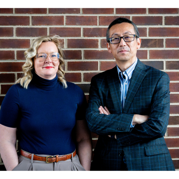 Nikki Crowley, left, principal investigator and director of the Penn State Neuroscience Institute at University Park, Huck Early Career Chair in Neurobiology and Neural Engineering and assistant professor of biology and of biomedical engineering, and collaborator, Nanyin Zhang, right, Dorothy Foehr Huck and J. Lloyd Huck Chair in Brain Imaging and professor of biomedical engineering, along with other team members, will use a new five-year, $2.9 million grant from the National Institutes of Health to investigate the long-term effects of excess alcohol drinking during adolescence. Credit: Keith Hickey/Huck Institutes. All Rights Reserved.