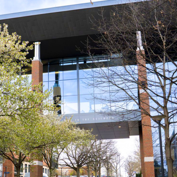 A photo of a bridge on campus at Penn State University