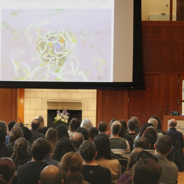 Dr. Janet Iwasa presents at the Center for Cellular Dynamics' "Art of Cellular Biology" event