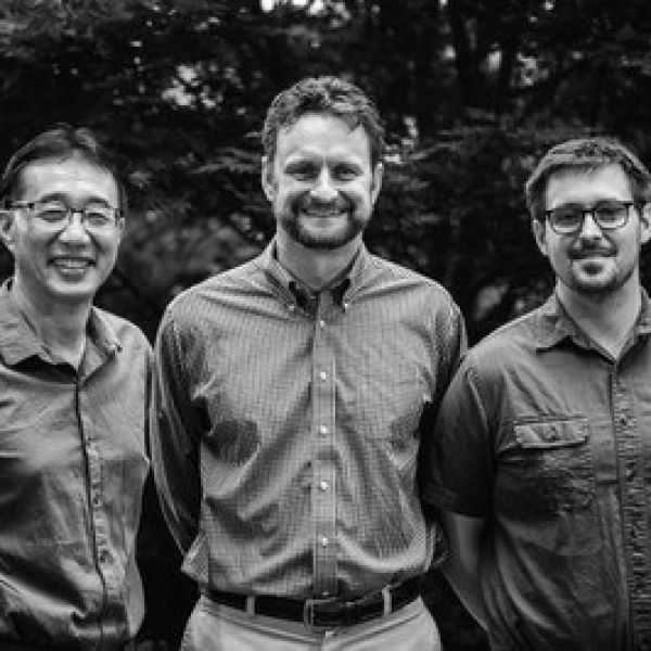 Gang Ning, director of Penn State’s Microscopy & Cytrometry Facility (left), Todd LaJeunesse, associate professor of biology at Penn State (middle), and Drew Wham, a former graduate student in LaJeunesse’s lab, have been selected to receive the 2017 Tyge Christiansen Prize by the International Phycological Society